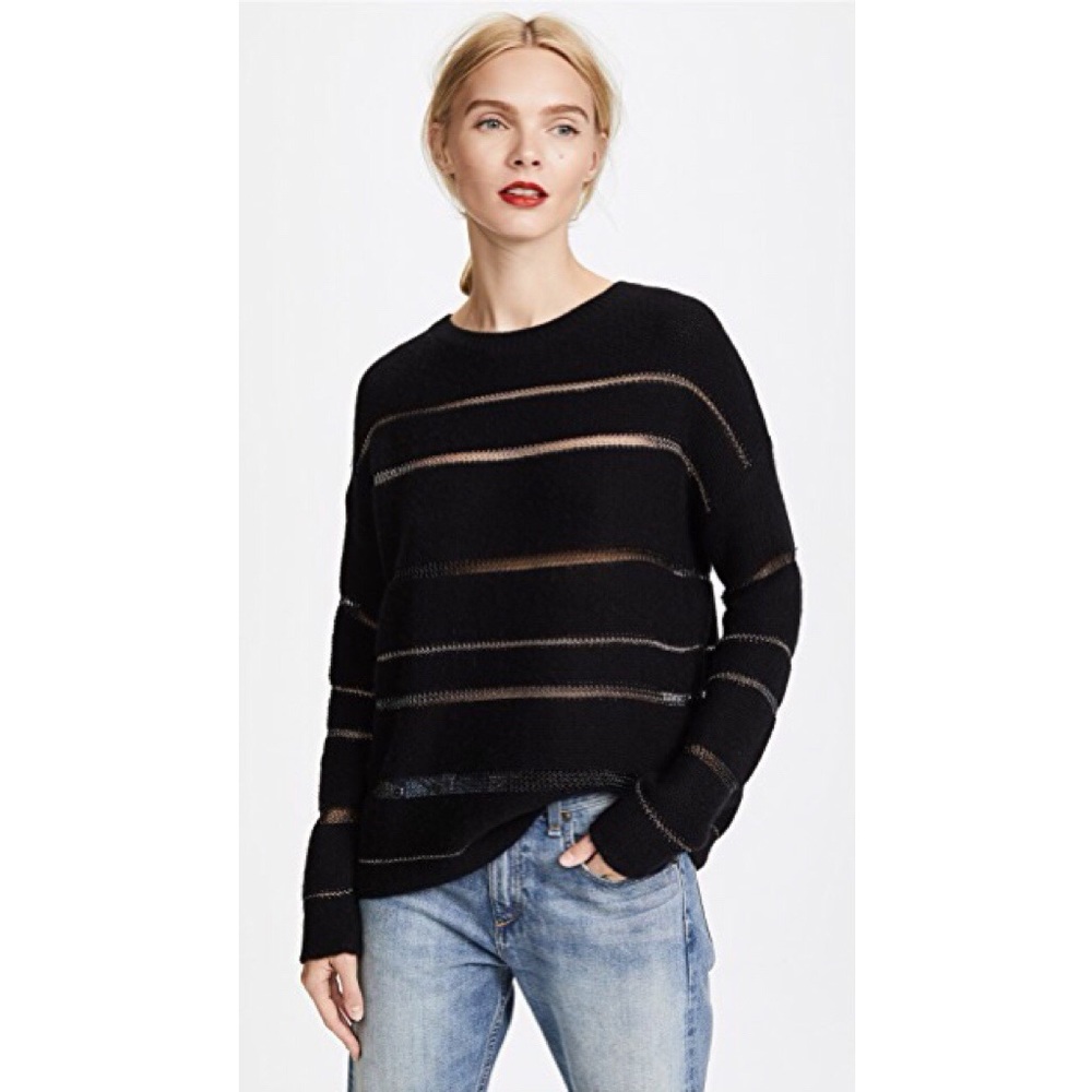 Rails Daphne Milky Way Cashmere Metallic Sweater